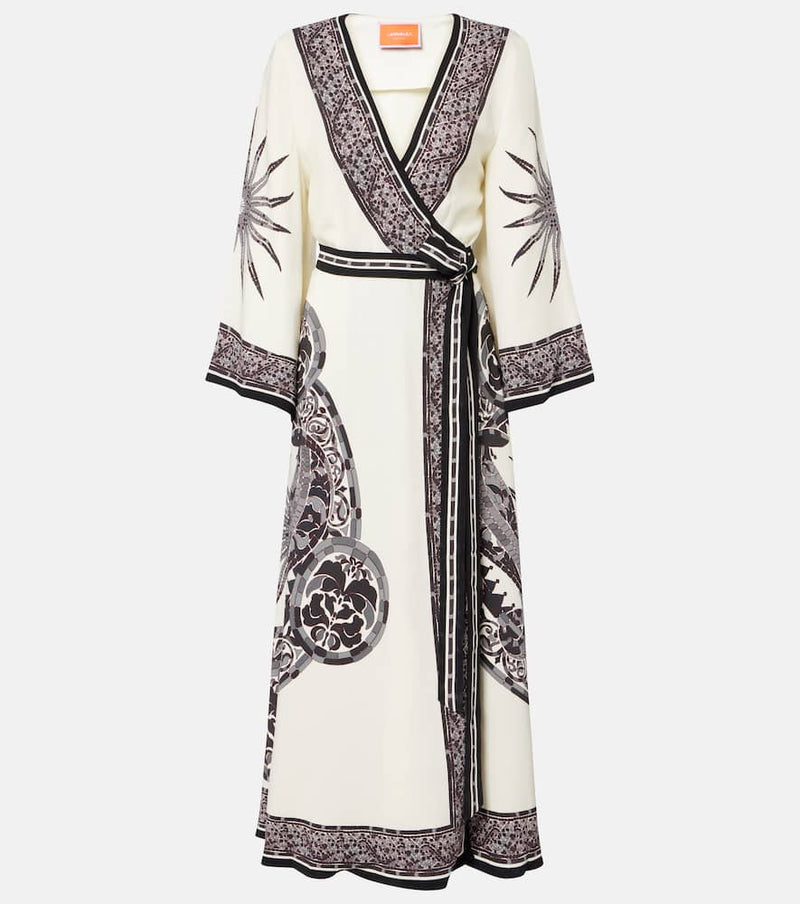 La DoubleJ Printed wrap dress