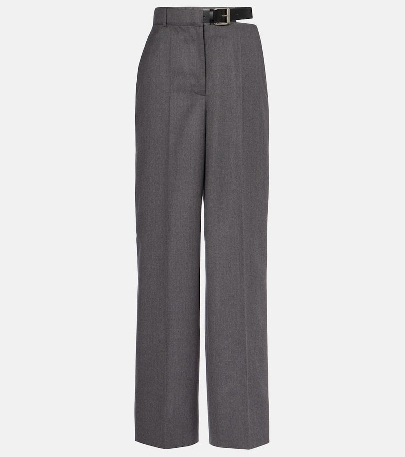 Stella McCartney Wool flannel straight pants