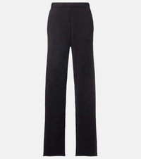 Extreme Cashmere N°353 Relax cotton and cashmere wide-leg pants