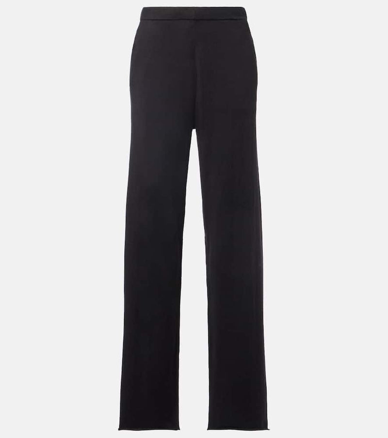 Extreme Cashmere N°353 Relax cotton and cashmere wide-leg pants