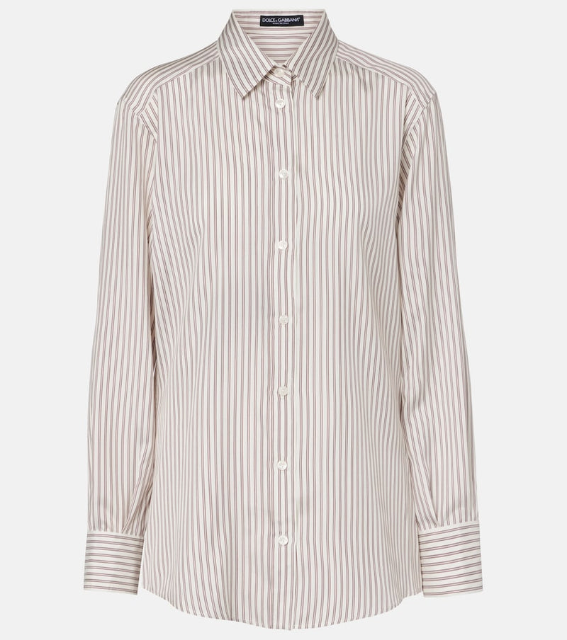 Dolce & Gabbana Striped silk shirt