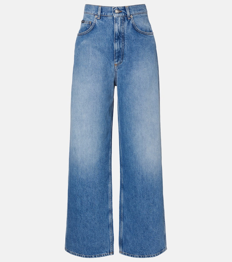 Dolce & Gabbana High-rise wide-leg jeans