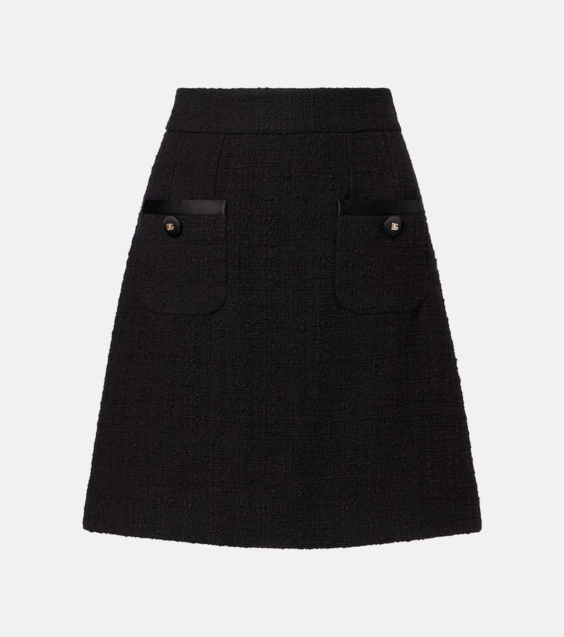 Dolce & Gabbana Cotton-blend miniskirt