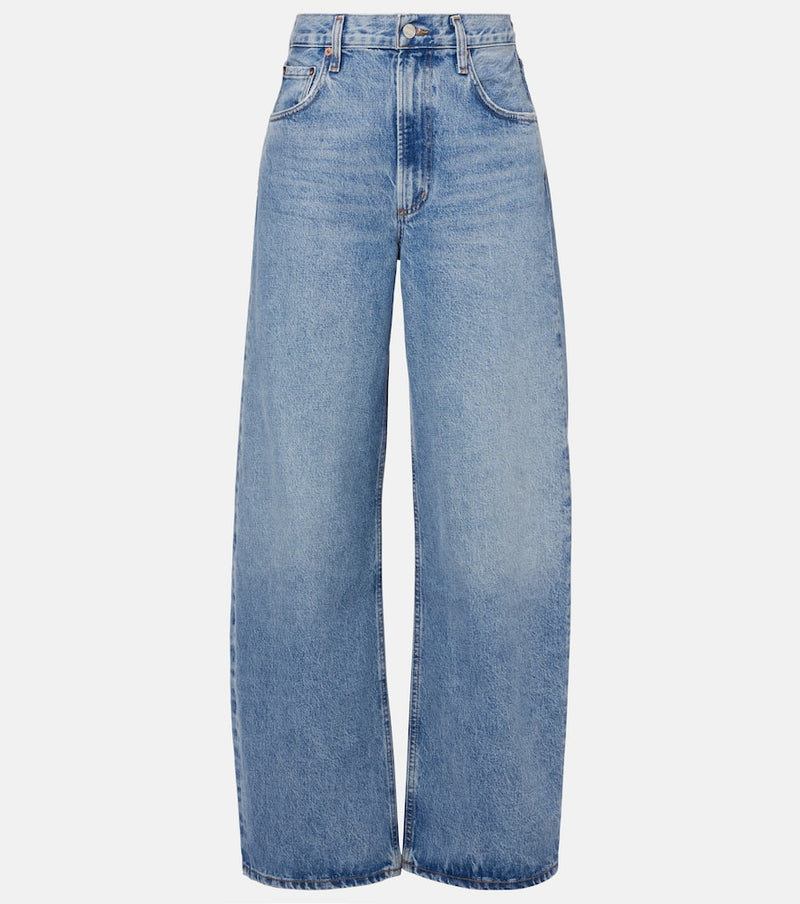 Agolde Low Curve mid-rise wide-leg jeans