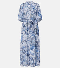 Melissa Odabash Kitty cotton and linen shirt dress