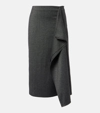 Proenza Schouler Amery draped midi skirt