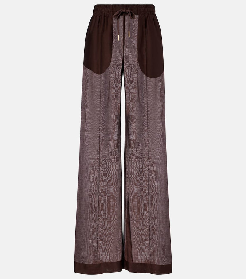 Tom Ford Cotton and silk palazzo pants