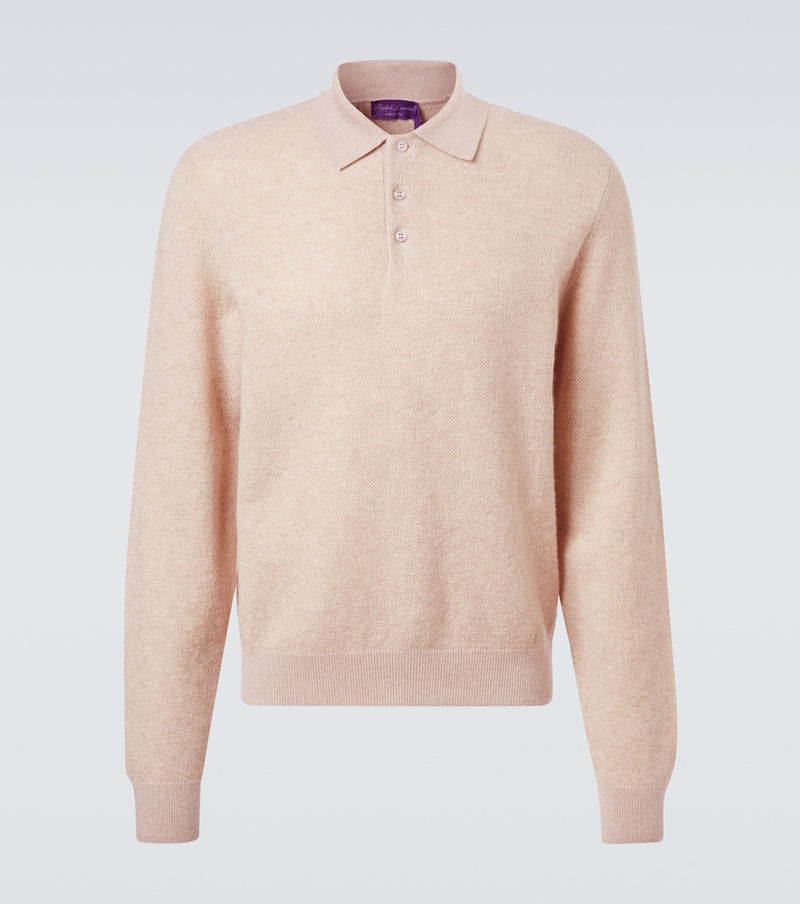 Ralph Lauren Purple Label Cashmere polo sweater