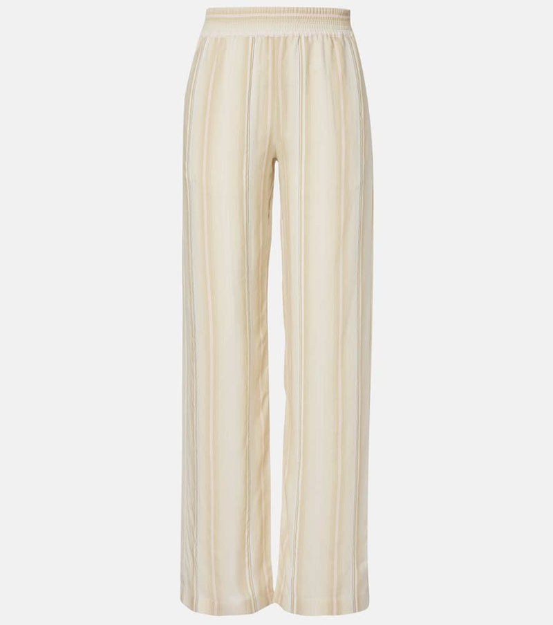 Victoria Beckham Striped wide-leg pants