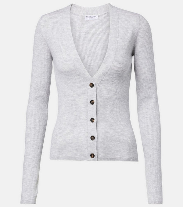 Brunello Cucinelli Ribbed-knit cardigan