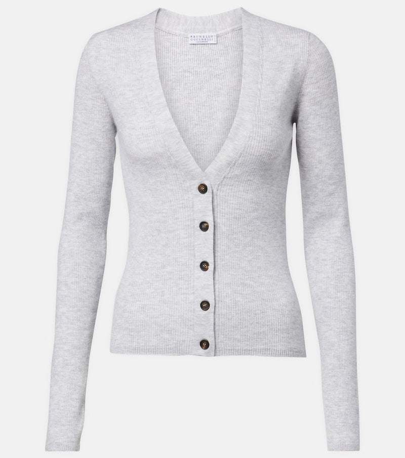 Brunello Cucinelli Ribbed-knit cardigan