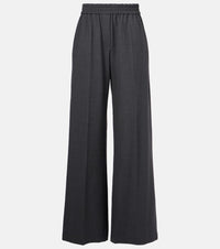 Brunello Cucinelli Wool-blend wide-leg pants