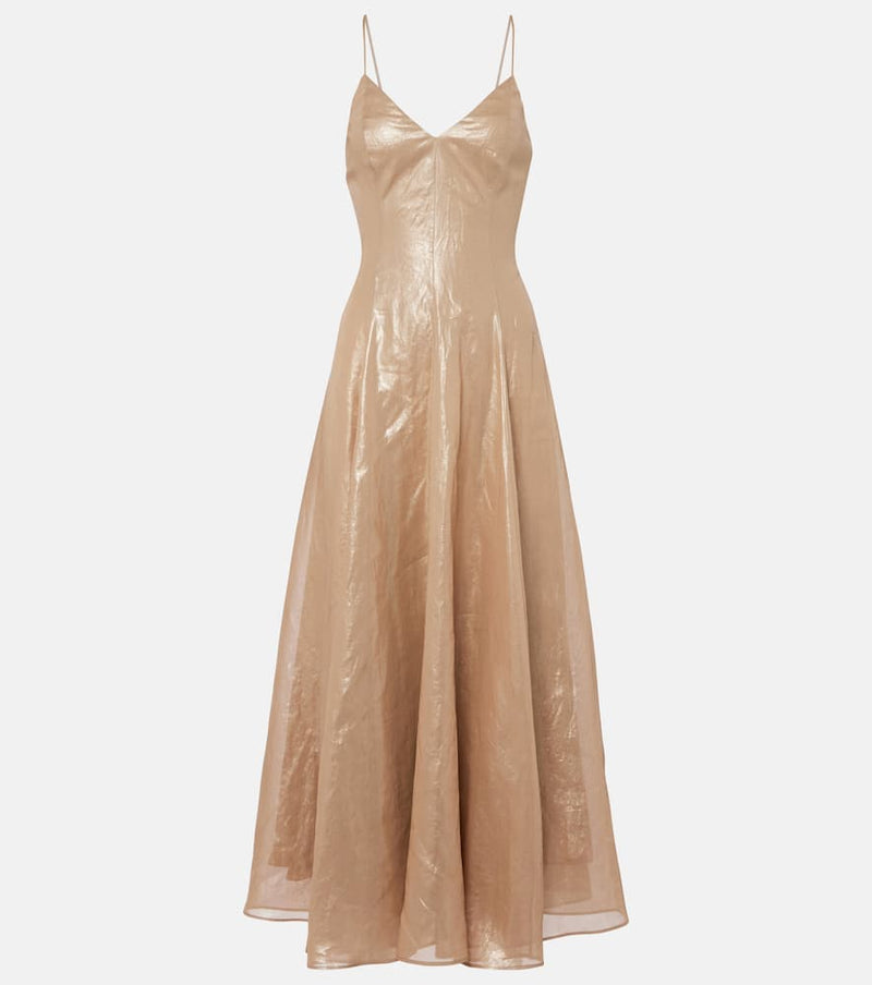 Brunello Cucinelli Monili cotton maxi dress