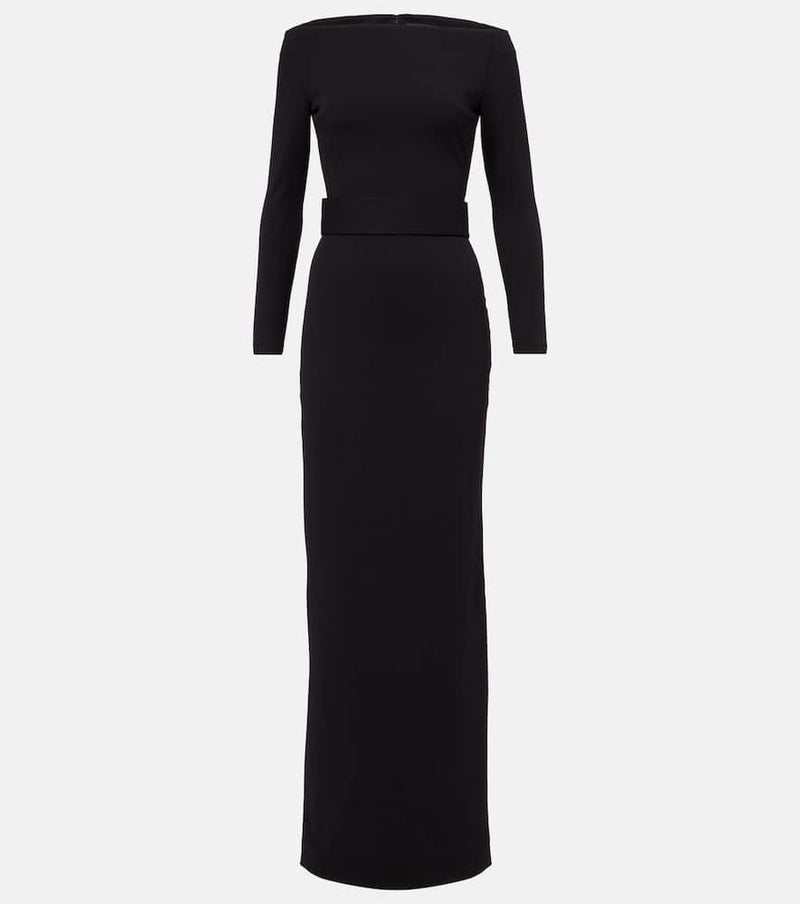 Solace London Sabina off-shoulder gown