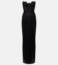 Maria Lucia Hohan Jasleen silk tulle corset gown