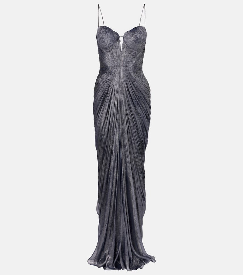 Maria Lucia Hohan Cecilia silk tulle corset gown
