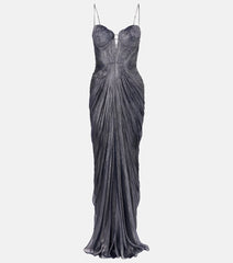 Maria Lucia Hohan Cecilia silk tulle corset gown