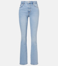 Frame Ruler high-rise straight jeans