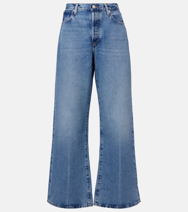 Frame Loose mid-rise wide-leg jeans