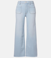 Frame Anchor high-rise wide-leg jeans