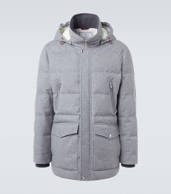 Brunello Cucinelli Padded wool jacket