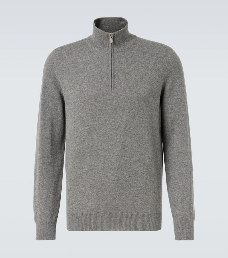 Brunello Cucinelli Cashmere half-zip sweater