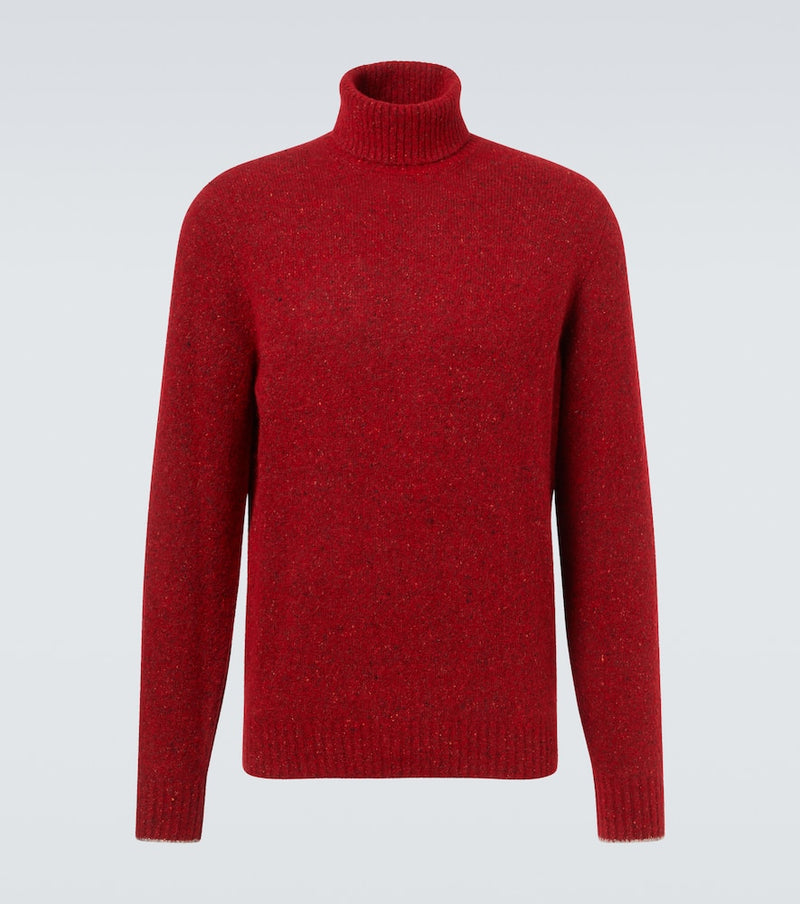 Brunello Cucinelli Alpaca wool, silk, and cotton-blend sweater
