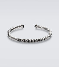David Yurman Cable Classics Collection 14kt gold and sterling silver cuff bracelet with onyx