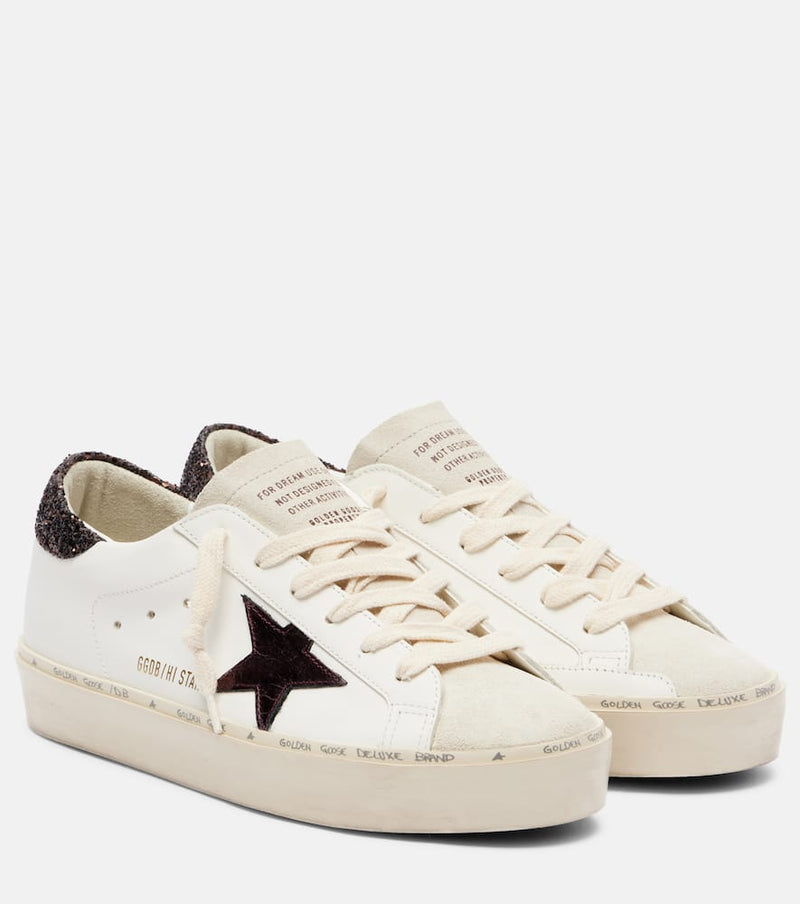 Golden Goose Hi Star leather sneakers