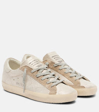 Golden Goose Super-Star glitter leather sneakers