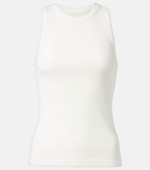 Bottega Veneta Patch-applique cotton-blend jersey tank top
