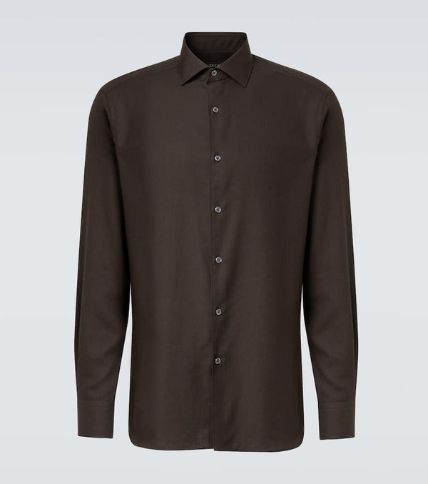Zegna Cotton and cashmere shirt