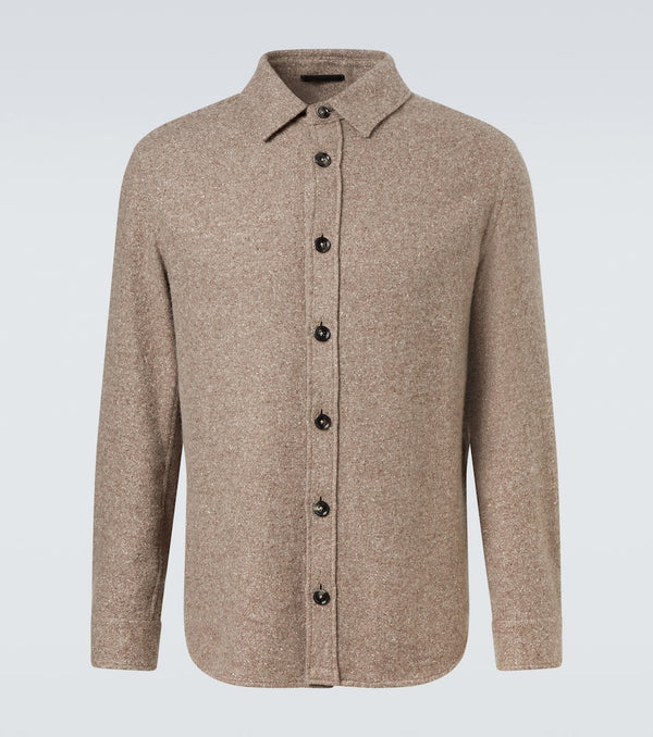Zegna Cashmere and silk overshirt