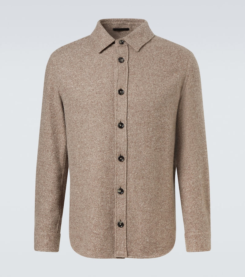 Zegna Cashmere and silk overshirt