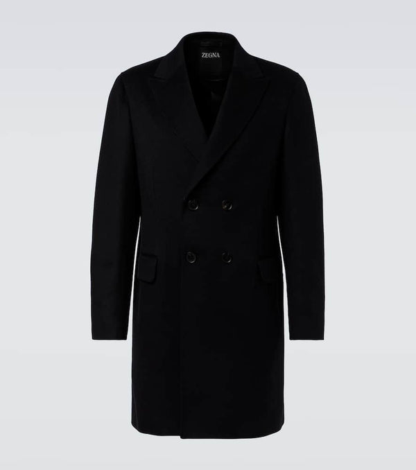 Zegna Wool and cashmere-blend coat