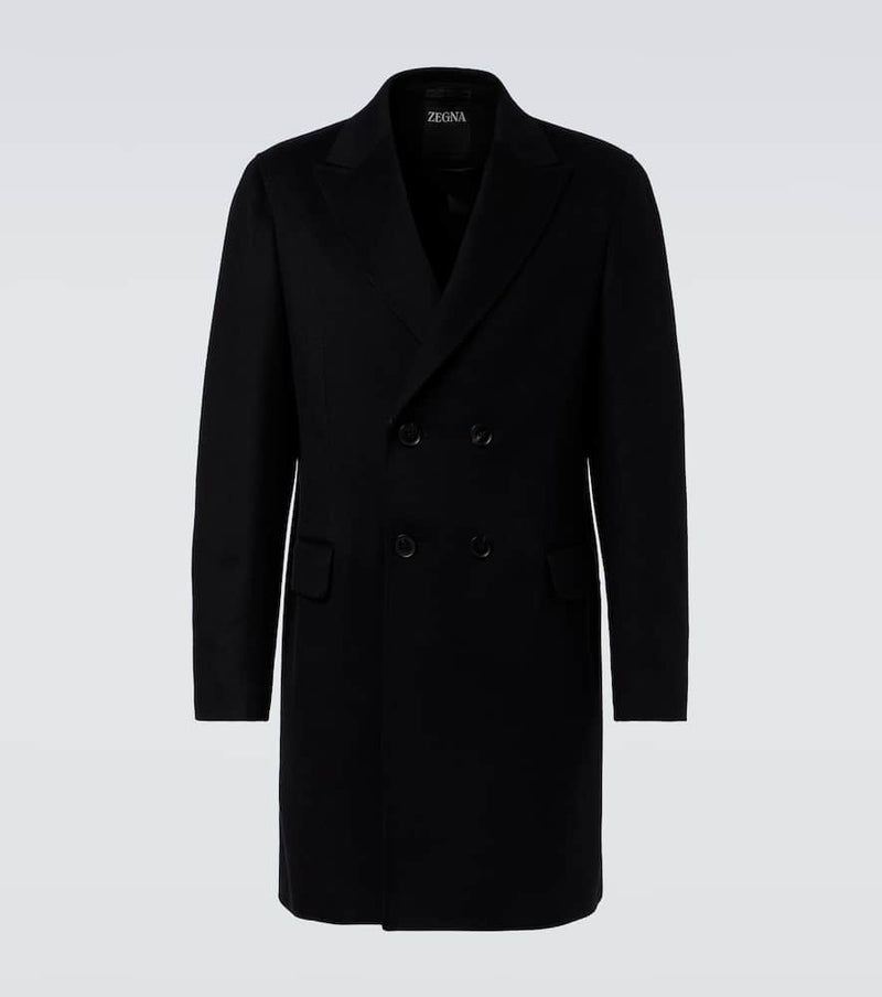 Zegna Wool and cashmere-blend coat