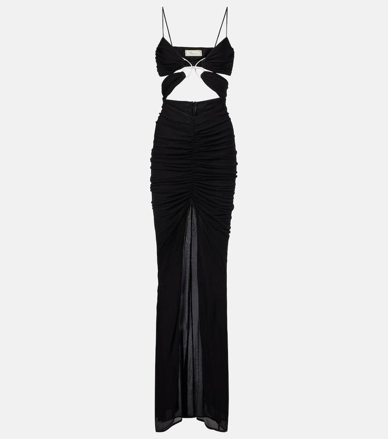 Blumarine Cutout jersey gown