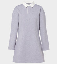 JW Anderson Cotton-blend jersey polo dress