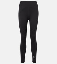 Adidas by Stella McCartney Cropped high-rise leggings