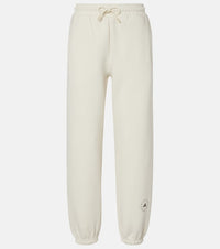 Adidas by Stella McCartney Logo cotton-blend fleece sweatpants