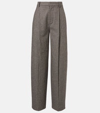 Vince Houndstooth wide-leg pants