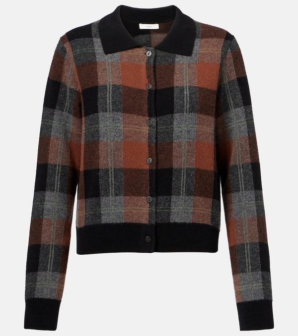 Vince Checked cardigan
