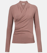 Vince Jersey wrap top