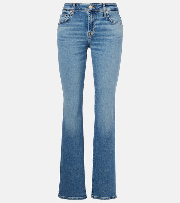 7 For All Mankind Calie mid-rise straight jeans