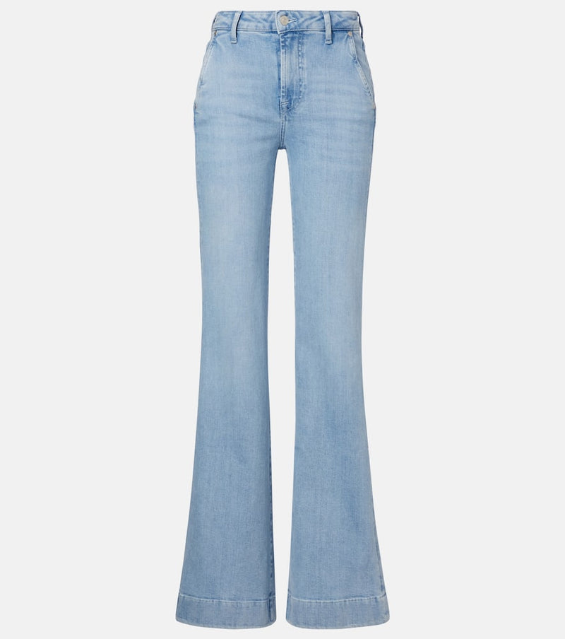 7 For All Mankind Modern Dojo High-Rise Bootcut Jeans Blue