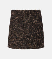 Blaze Milano Coci wool-blend tweed miniskirt