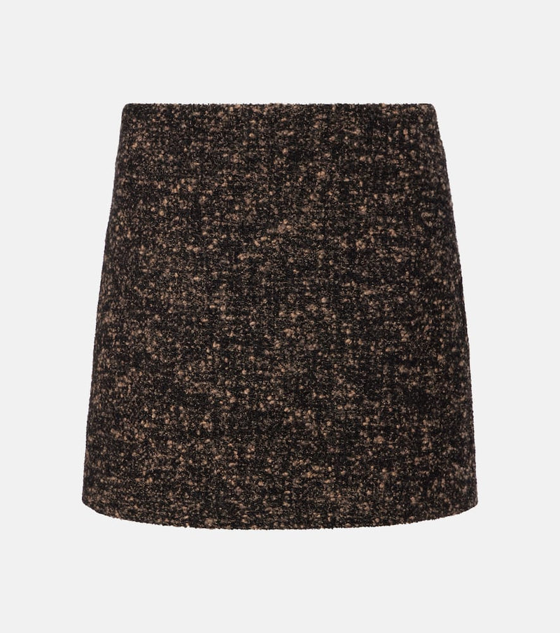 Blaze Milano Coci wool-blend tweed miniskirt