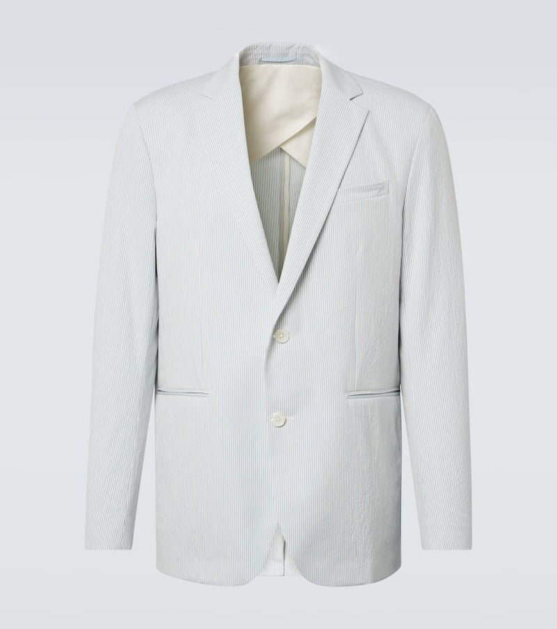 Orlebar Brown Garret cotton-blend seersucker blazer