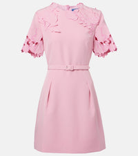 Leo Lin Aurelie floral-applique minidress