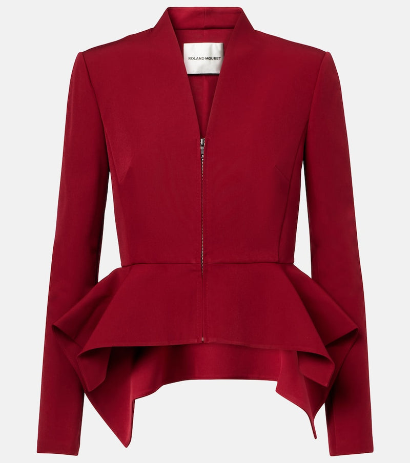 Roland Mouret Peplum crepe jacket